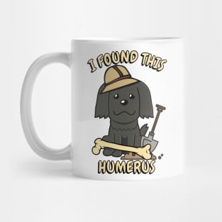 Funny dog is an archaeologist Mug